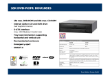 Sony Optiarc DDU1681S-0B Datasheet