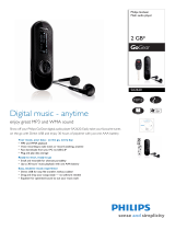 Philips SA2620/02 Datasheet