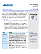 Addonics AEPMRW88U Datasheet