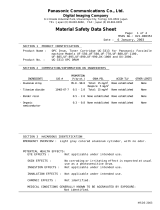 Panasonic 1533 Datasheet