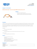Tripp Lite Multimode Fiber Optics 1-m (3-ft.) Duplex MMF 50/125 Patch Cable, LC/ST User manual