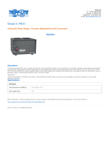 Tripp Lite PR10 Datasheet