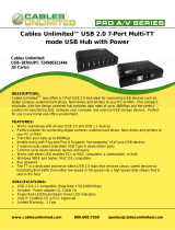 Cables Unlimited USB-1870 Datasheet