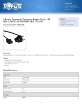 Tripp Lite P054-006 Datasheet