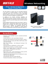 Buffalo WZR-HP-G300NH Datasheet