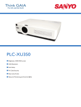 Sanyo PLC-XU350 Datasheet