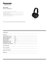Panasonic RP-HTF295E-K Datasheet