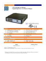 Phihong POE125U-4AT Datasheet