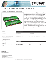 Patriot Memory 4GB DDR3 PC3-10666 DIMM Kit Datasheet