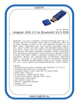 LogiLink Bluetooth USB Adapter Datasheet
