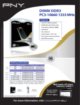 PNY 4GB PC3-10660 Datasheet