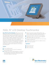 Elo Touch Solution 1522L 15" LCD Datasheet