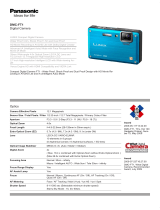 Panasonic DMC-FT1EP-A Datasheet