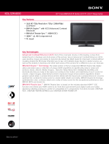 Sony KDL-32M4000 Datasheet