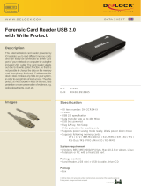 DeLOCK Forensic USB 2.0 Datasheet