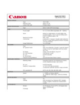 Canon IXUS 200 IS Datasheet
