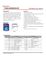 Transcend Information TS32GSDHC6-P2 User manual