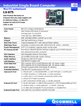Commell LV-675D Datasheet