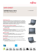 Fujitsu ESPRIMO MOBILE X9515 Datasheet