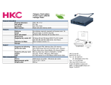 HKC CR01B Datasheet