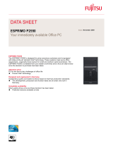 Fujitsu VFY:P2550PF011DE Datasheet