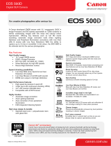 Canon EOS 500DPK Datasheet