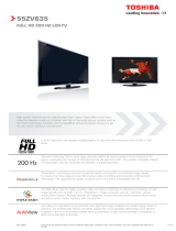 Toshiba 55ZV635DG Datasheet