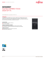 Fujitsu VFY:P2550PF101IT Datasheet