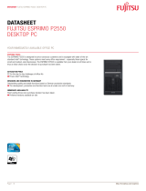 Fujitsu VFY:P2550PF031GB Datasheet