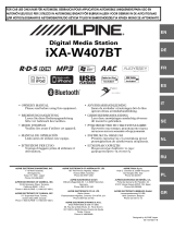 Alpine iXA-W407BT Owner's manual