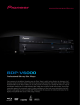 Pioneer BDP-V6000 Datasheet