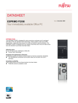 Fujitsu VFY:P2550PF041NC Datasheet