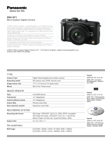 Panasonic DMC-GF1EG-S User manual