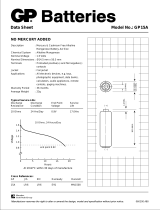 GP Batteries GPICEAGE/8XAA Datasheet