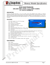 Kingston Technology KHX1333C7S3K2/4G Datasheet