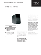 IBM System x3400 M2 Datasheet