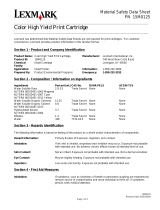 Lexmark 15M0125 Datasheet