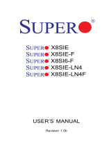 Supermicro X8SIE-LN4F User manual