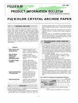 Fujifilm 1041462 User manual