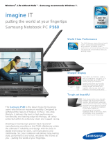 Samsung NP-P560-PS01UK Datasheet
