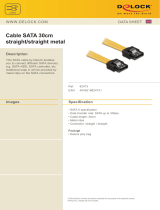 DeLOCK 0.3m SATA Cable Datasheet