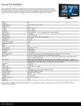 iiyama E2710HDS-B Datasheet