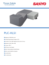 Sanyo PLC-XL51A Datasheet
