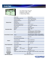 Hyundai D467ML Datasheet