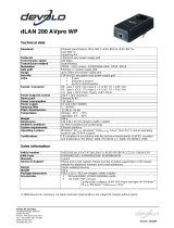 Devolo dLAN® 200 AVpro WP Datasheet