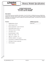 Kingston Technology KVR667D2D8F5/2GHE Datasheet