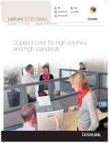 Lexmark C736DTN User manual