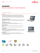 Fujitsu Lifebook E780 Datasheet