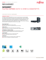 Fujitsu ESPRIMO E5731 Datasheet