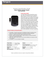 Targus TARAKP11EU Datasheet